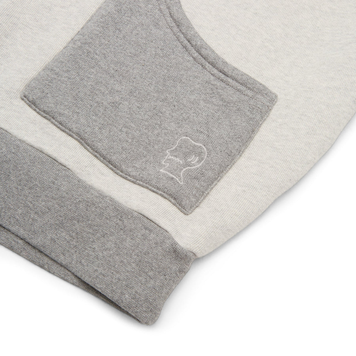 Brain Dead Zip Hoodie (Heather Grey) - Image 4