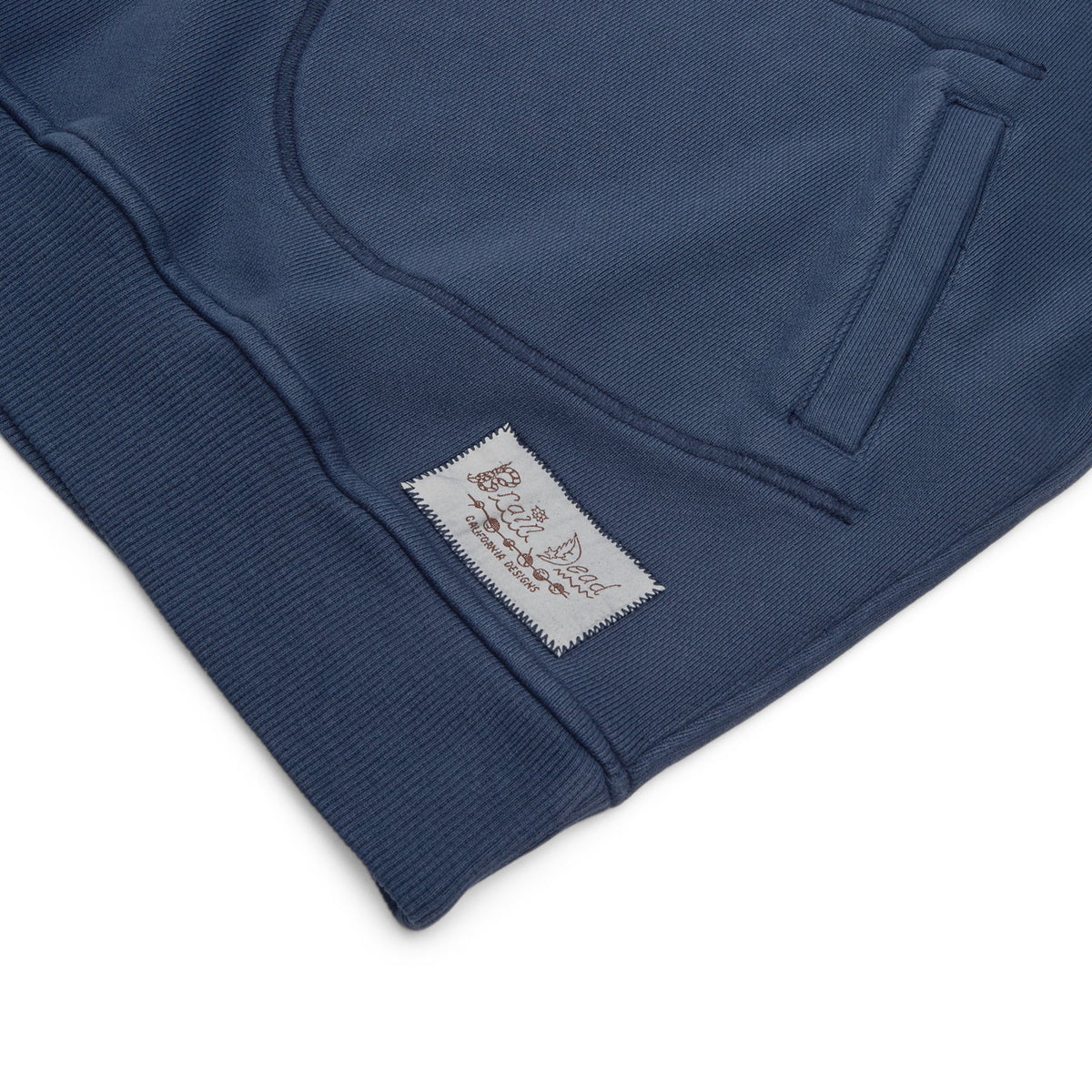 Brain Dead Half Zip Collared Sweatshirt (Midnight) - Image 5