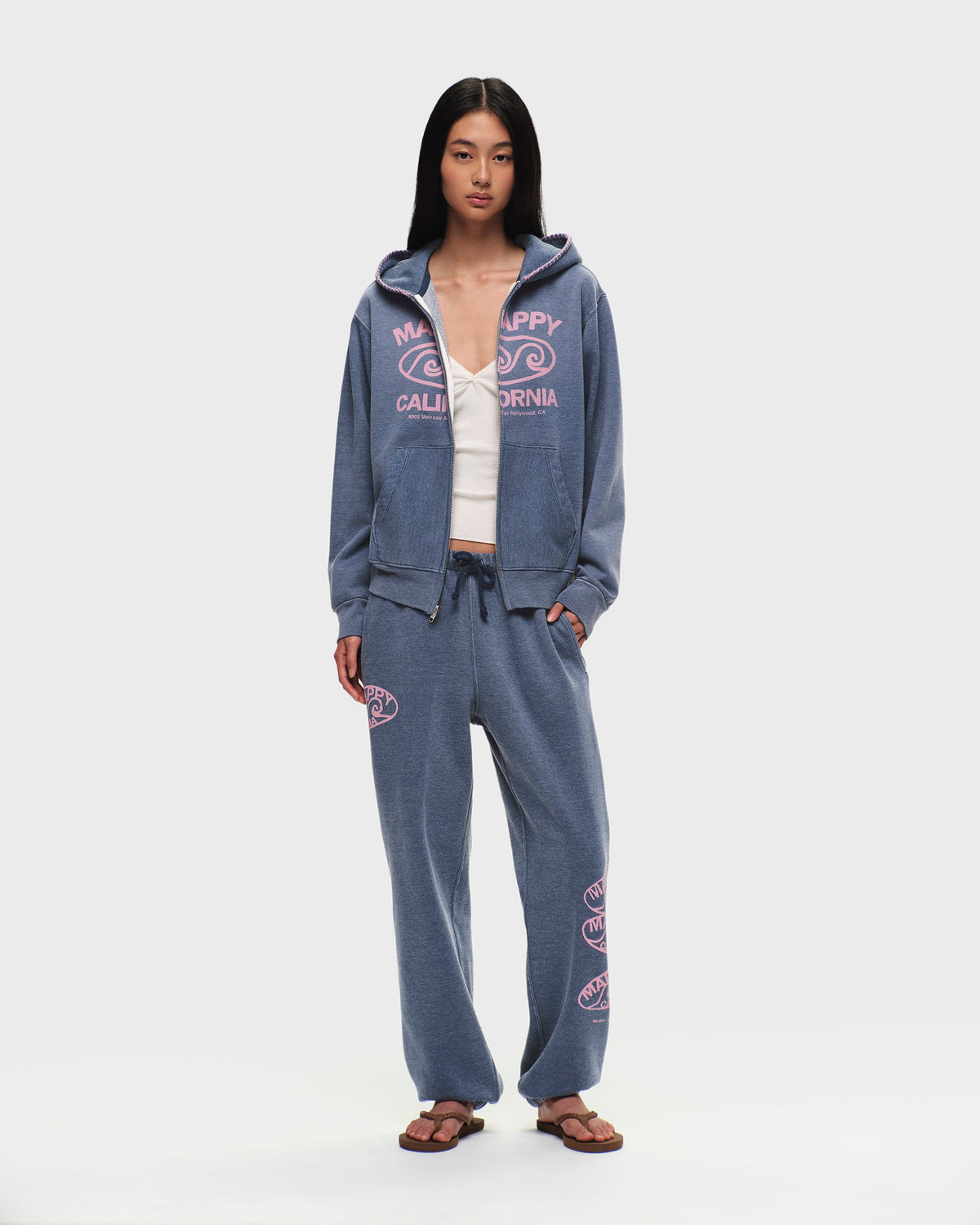 Madhappy California Lightweight Fleece Zip Up - Image 4