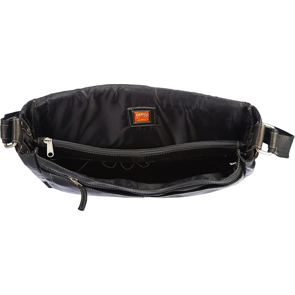 Acadia Leather Laptop Messenger Bag - Image 4