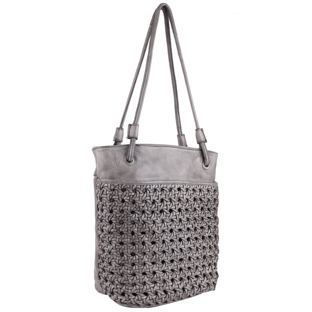Clover Leather Tote Bag - Image 3