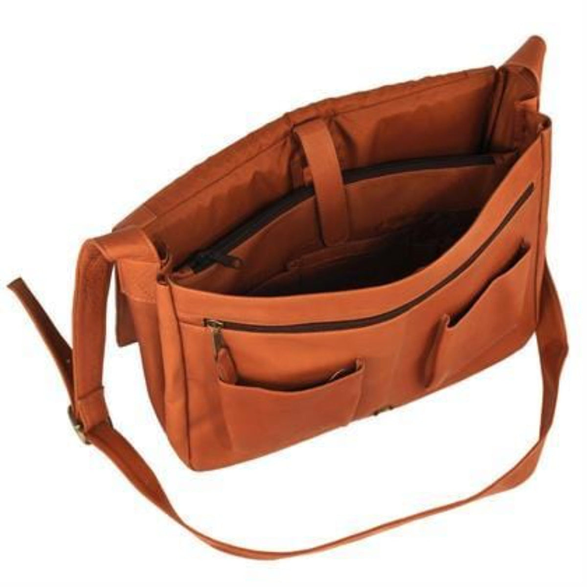 Yosemite Leather Laptop Messenger Bag - Lg - Image 2