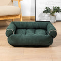 Dog & Cat Sofa Bed Sleeping Bag Kennel - Green