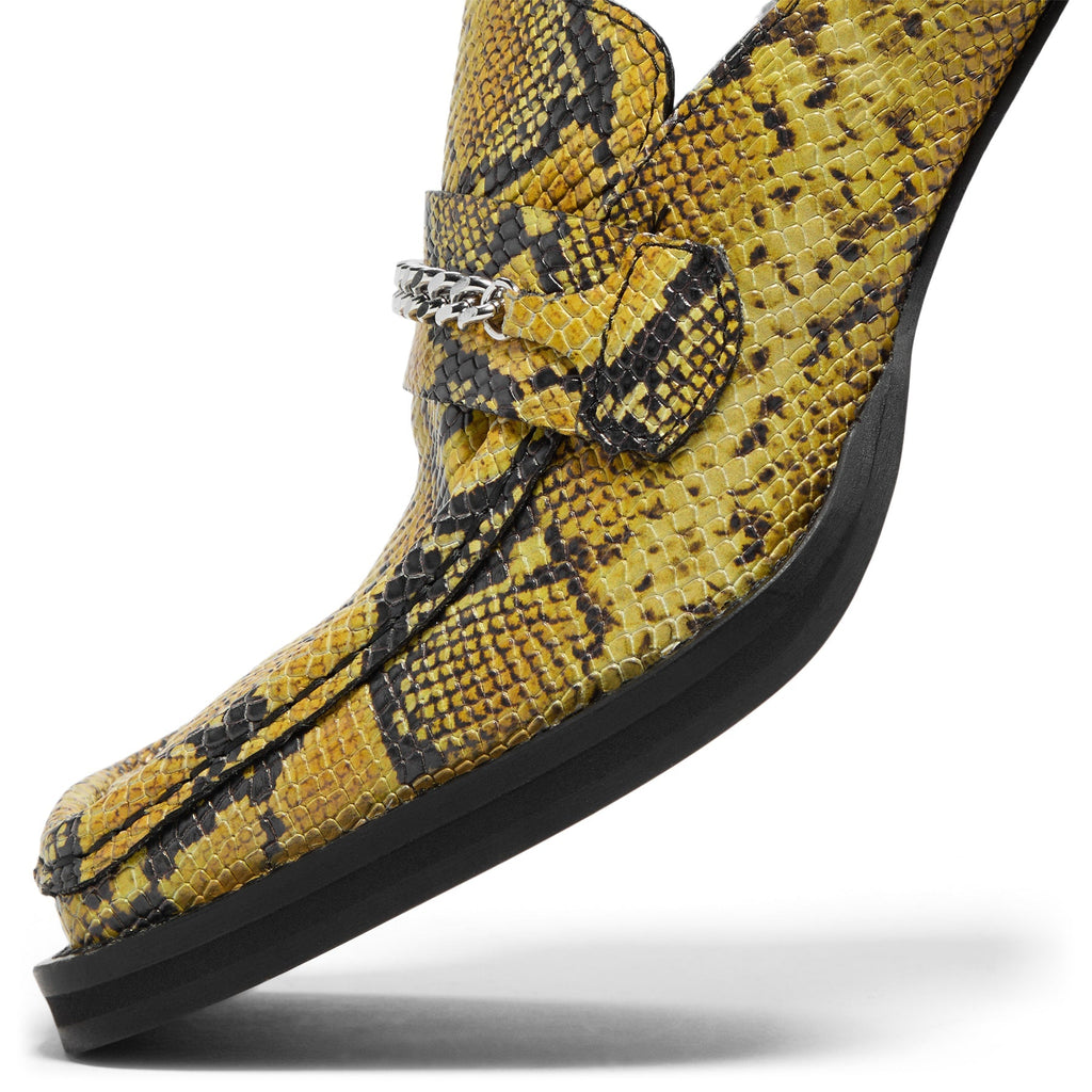 Martine Rose Square Toe Heel (Yellow/Black) - Image 6