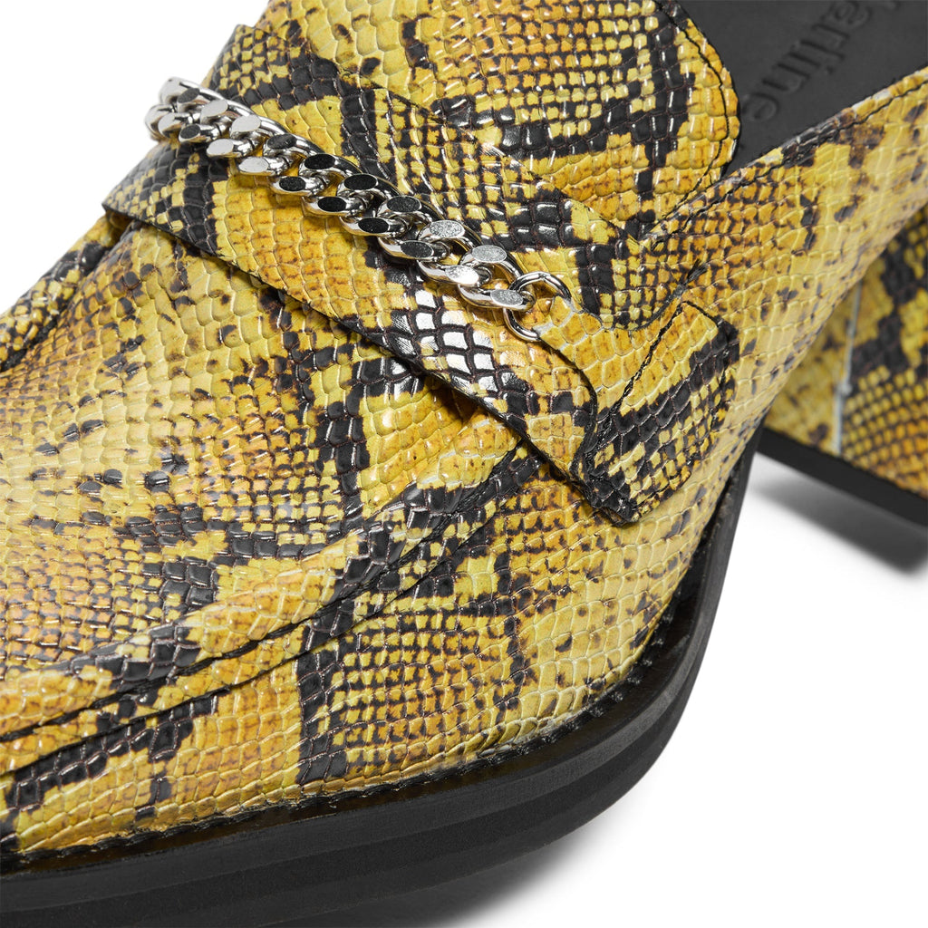 Martine Rose Square Toe Heel (Yellow/Black) - Image 8