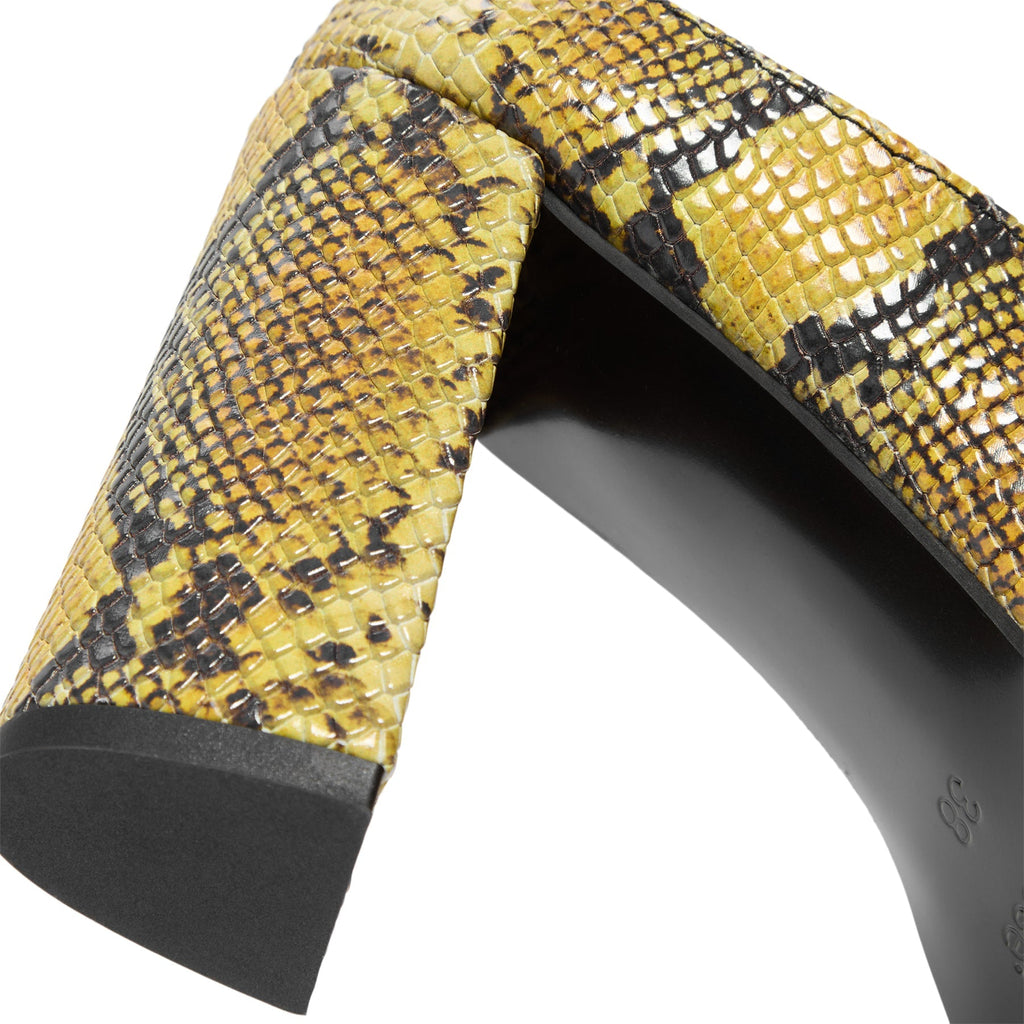 Martine Rose Square Toe Heel (Yellow/Black) - Image 9