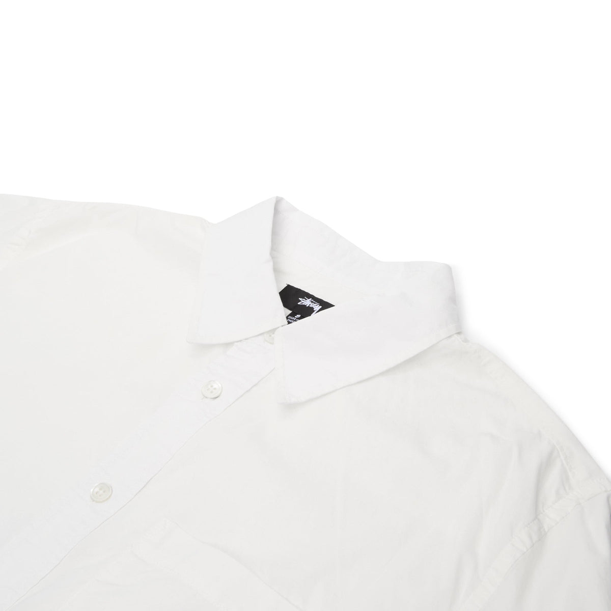 Stussy Standard LS Shirt (White) - Image 3