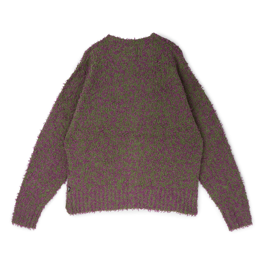 Stussy Textured Cardigan (Purple/Green) - Image 2