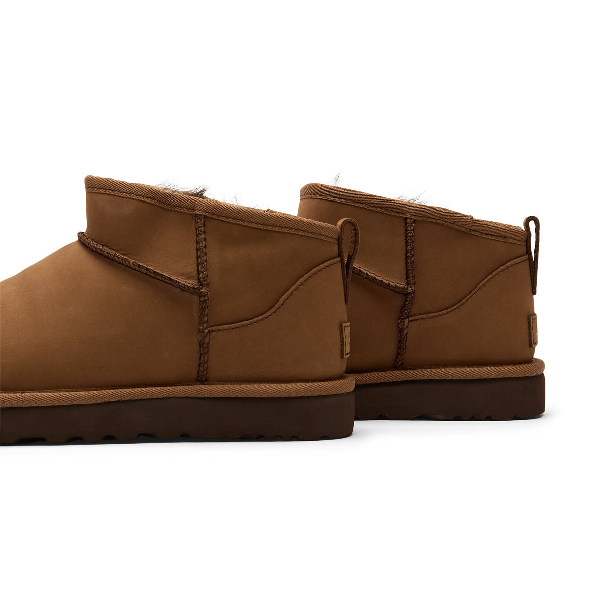 UGG WMNS Classic Ultra Mini Nubuck (Dark Chestnut) - Image 3