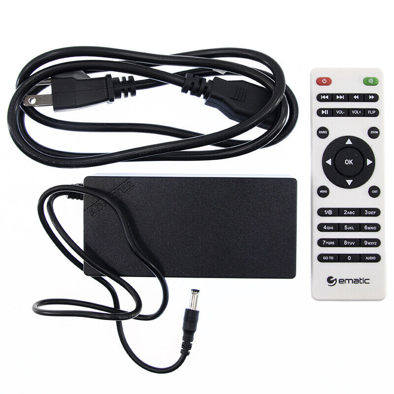 Ematic HD-Pro 720p LCD Projector - White -EPJ720P - Image 4