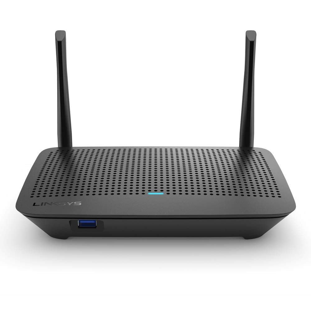 Linksys - MAX-STREAM AC1300 Dual-Band Mesh Wi-Fi 5 Router - Black MR6350 - Image 2