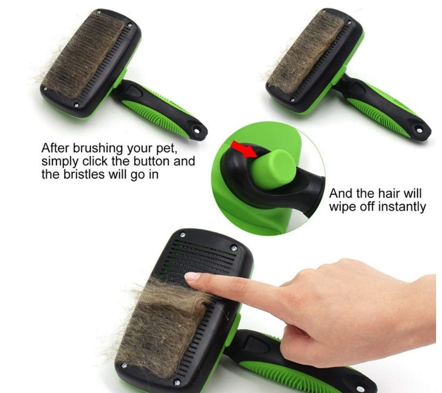 Pet Self-Cleaning Slicker Brush - Image 10