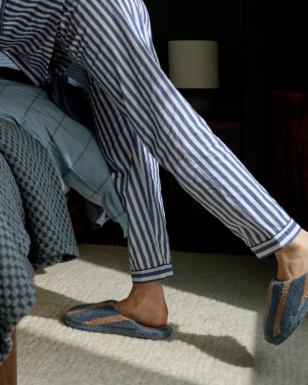 Terry Stripe Slippers - FINAL SALE (Dusk and Adobe) - Image 3