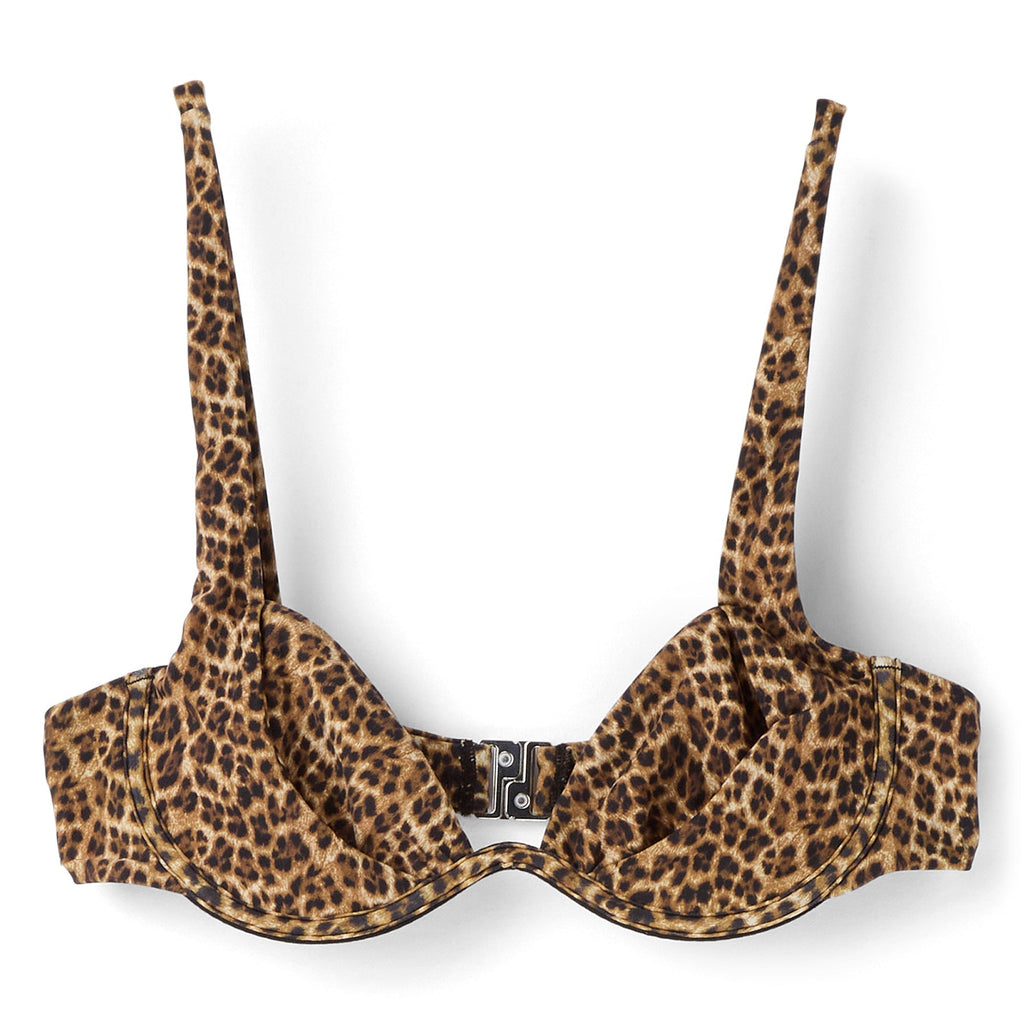 Miaou Cora Bikini Top (Leopard)