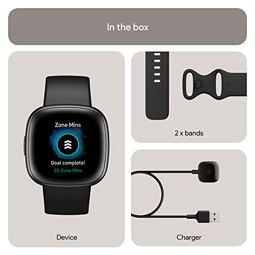 Fitbit Versa 4 Smartwatch – Graphite (FB523BKBK-US) - Image 9