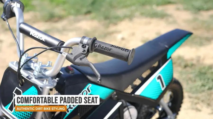 Razor - Dirt Rocket MX350 w/ 7 miles Max Operating Range and 14 mph Max Speed - Teal/Black - 15128045 - Image 9