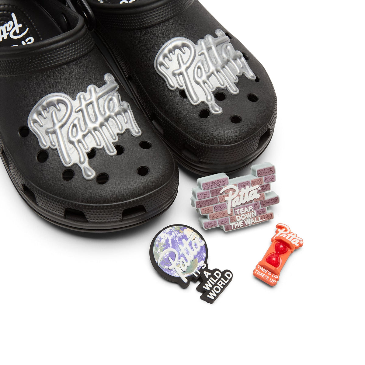 Patta x Crocs Classic Clog (Black) - Image 4