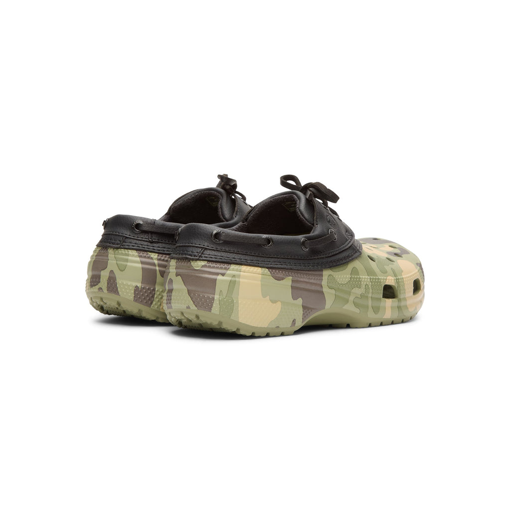 Crocs Classic Duck Camo Boat Shoe (Black/Cargo) - Image 4