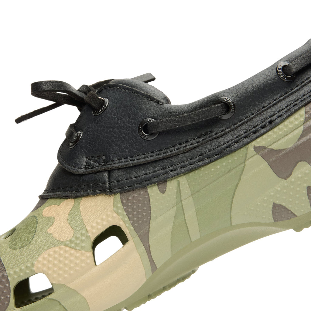 Crocs Classic Duck Camo Boat Shoe (Black/Cargo) - Image 8