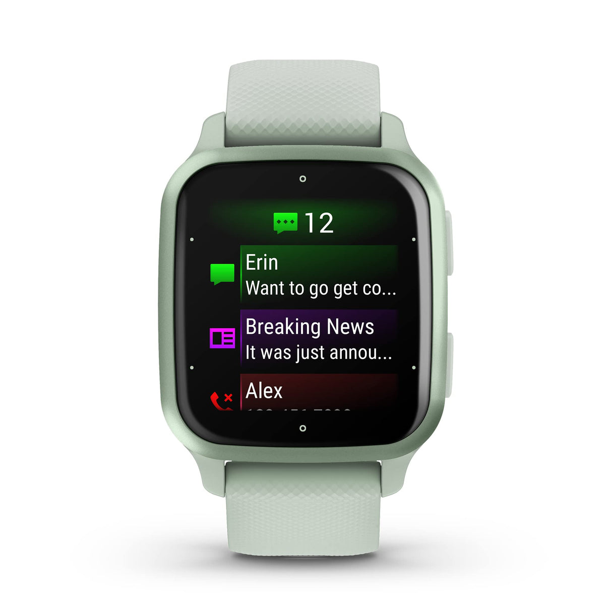 Garmin Venu Sq 2 GPS Smartwatch – 40mm – Cool Mint Case with Cool Mint Silicone Band – 010-02701-02 - Image 2