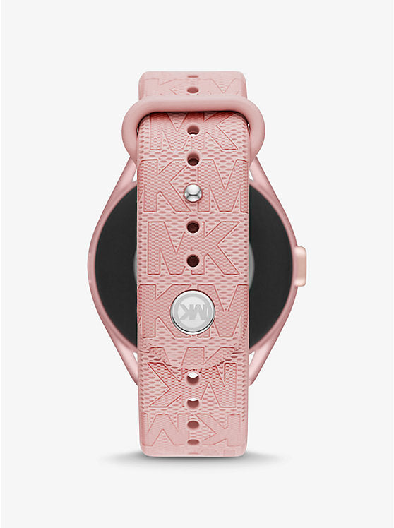 Michael Kors Gen 5E MKGO 43mm Pink-Tone Smartwatch with Pink Silicone Strap – MKT5116V - Image 3