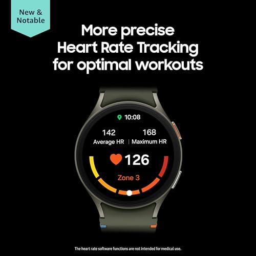 Samsung - Galaxy Watch7 Aluminum Smartwatch 40mm LTE - Green - Image 2