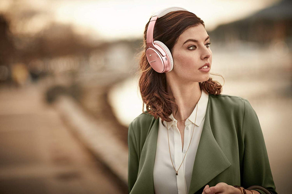 Bose - QuietComfort 35 II Wireless Noise Cancelling Headphones - Rose Gold - Image 4