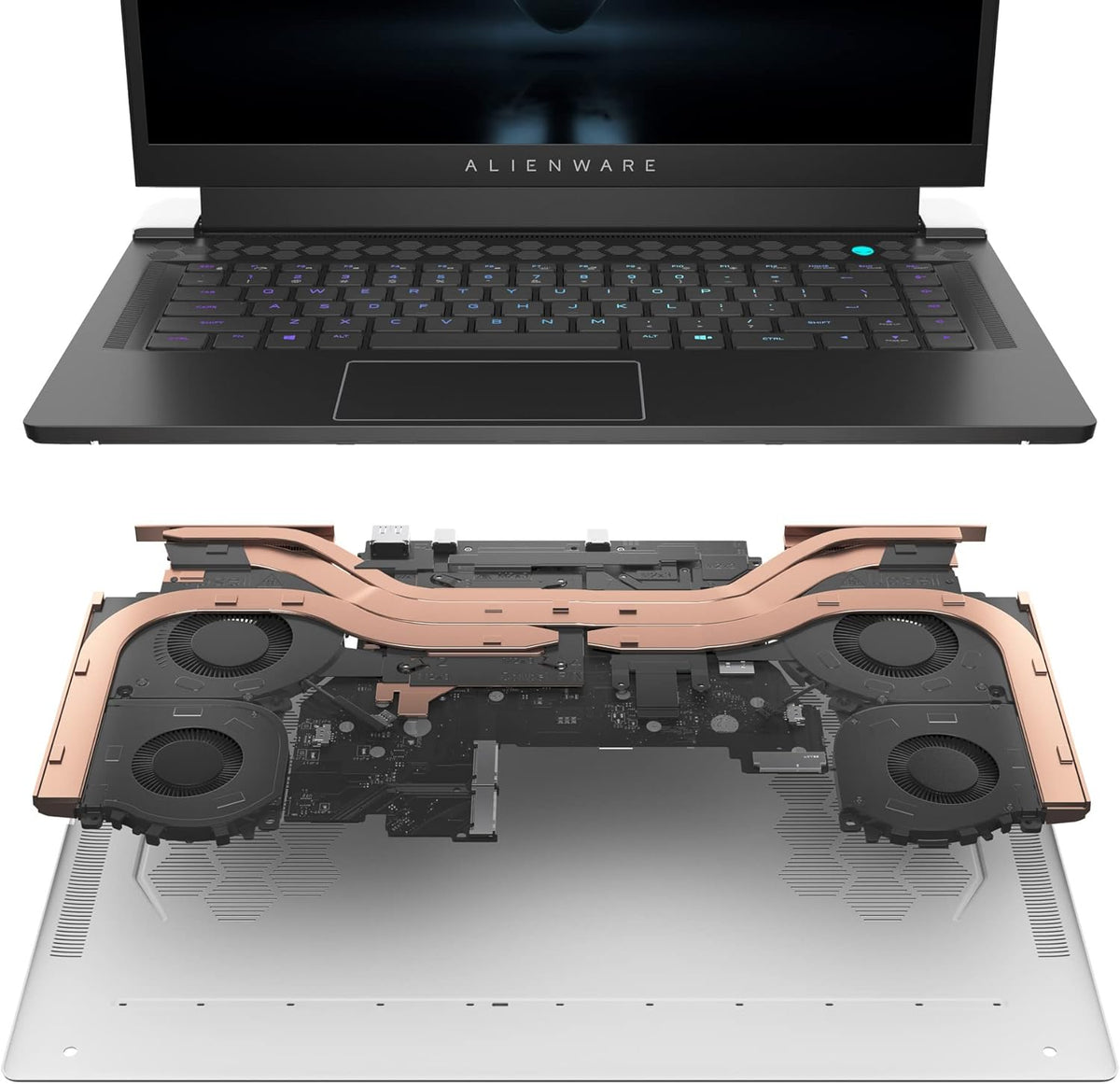 Alienware X15 R2 - QHD - i7-12700H - 16GB RAM - RTX 3070Ti - 512GB SSD - Lunar Light - Image 6