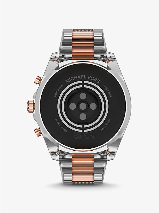 Michael Kors Gen 6 Bradshaw 44mm Silver & Rose Gold Stainless Steel - Image 4