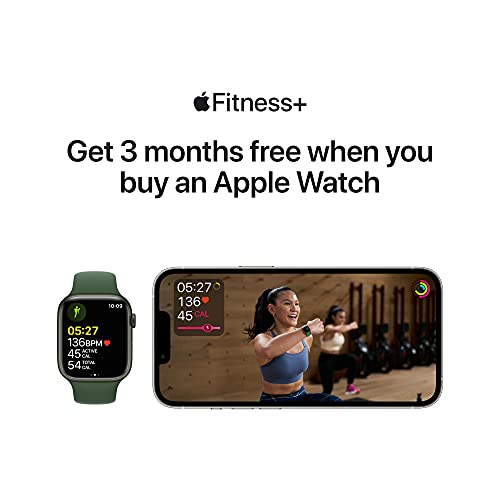 Apple Watch Series 7 Cellular - 45mm Gold with Abyss Blue Sport Band -MN9J3LL/A - Image 6
