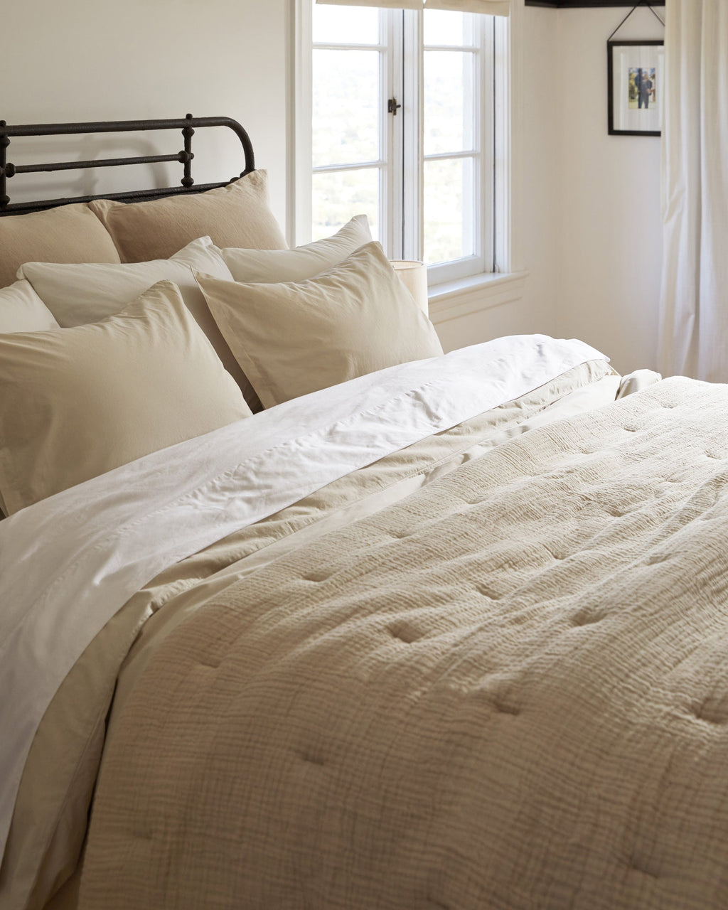Organic Cloud Cotton Quilt (Bone) - Image 2