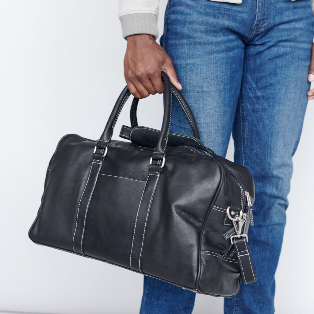 Cabin Leather Duffel Bag - Image 9