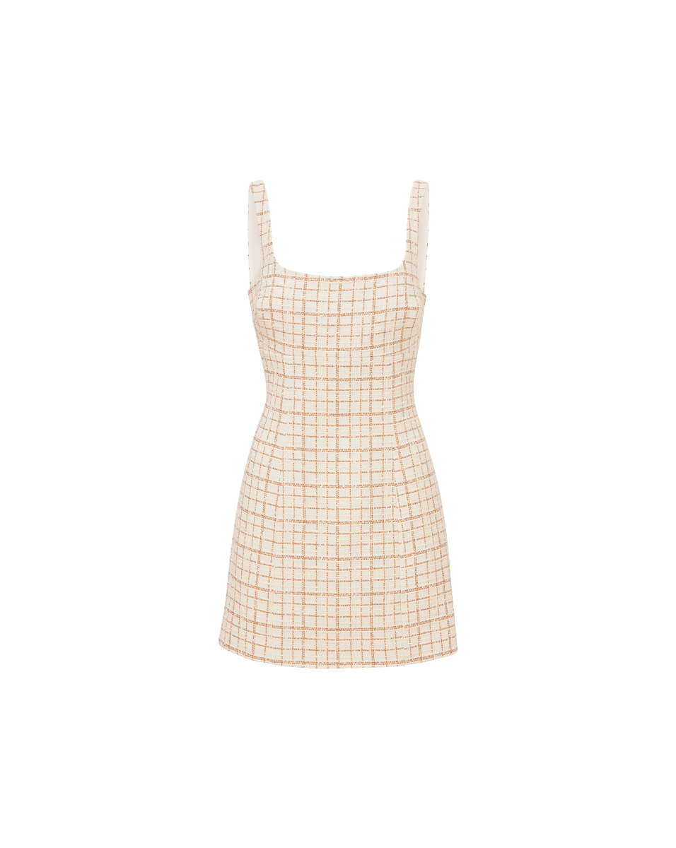 Bridgitte Metallic Tweed Dress - Image 7