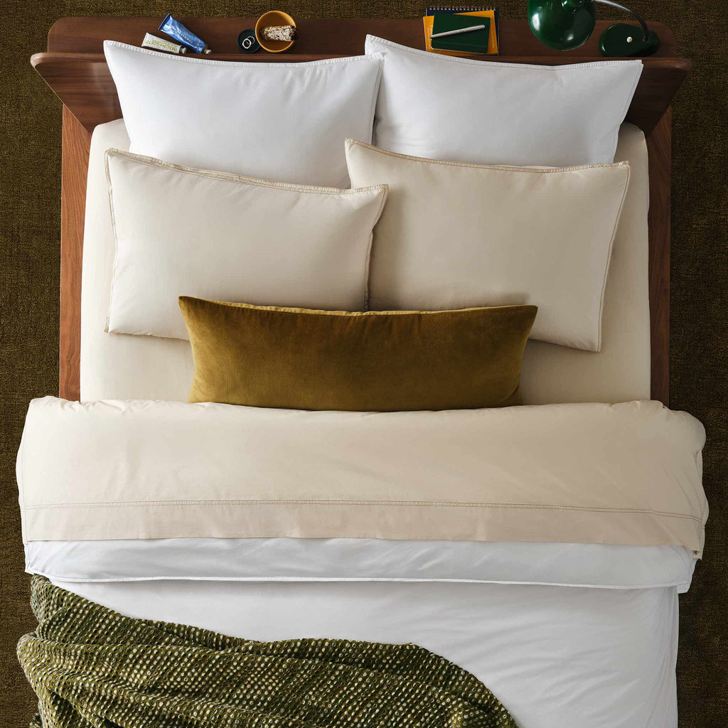 Washed Classic Percale Duvet Cover - Image 4