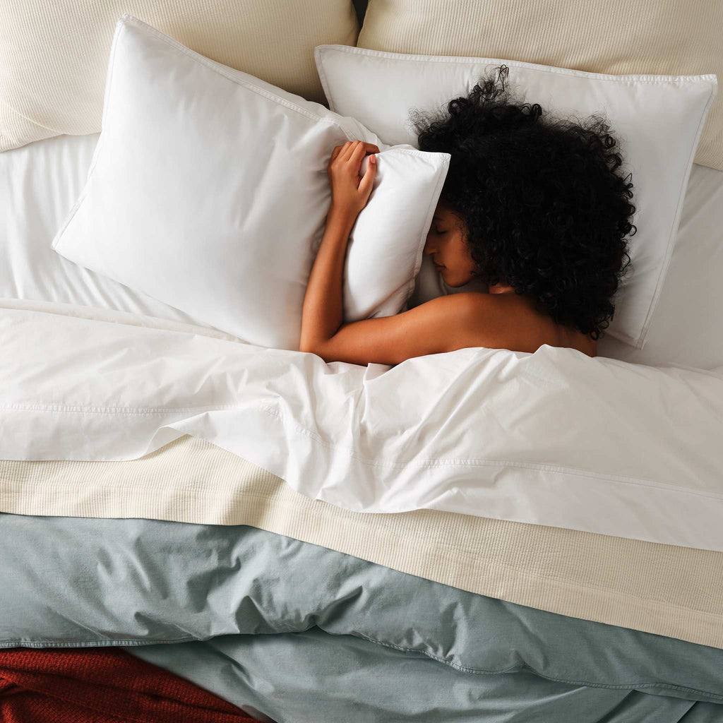 Washed Classic Percale Duvet Set - Image 14