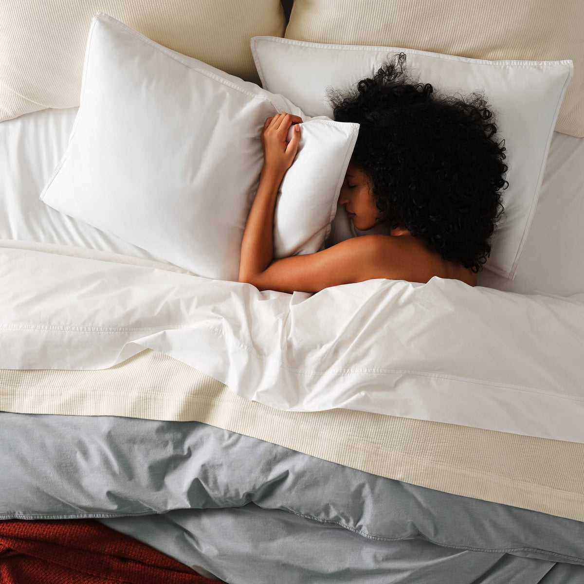 Washed Classic Percale Duvet Set - Image 62