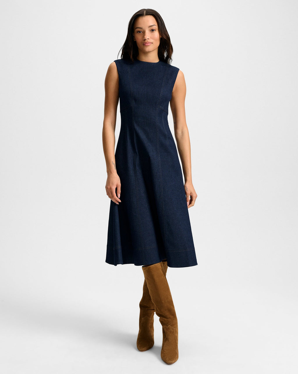 Dulce Denim Midi Dress