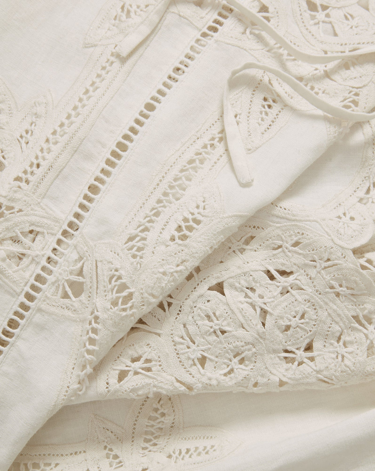 Daisy Wide-Leg Eyelet Pant - Image 3