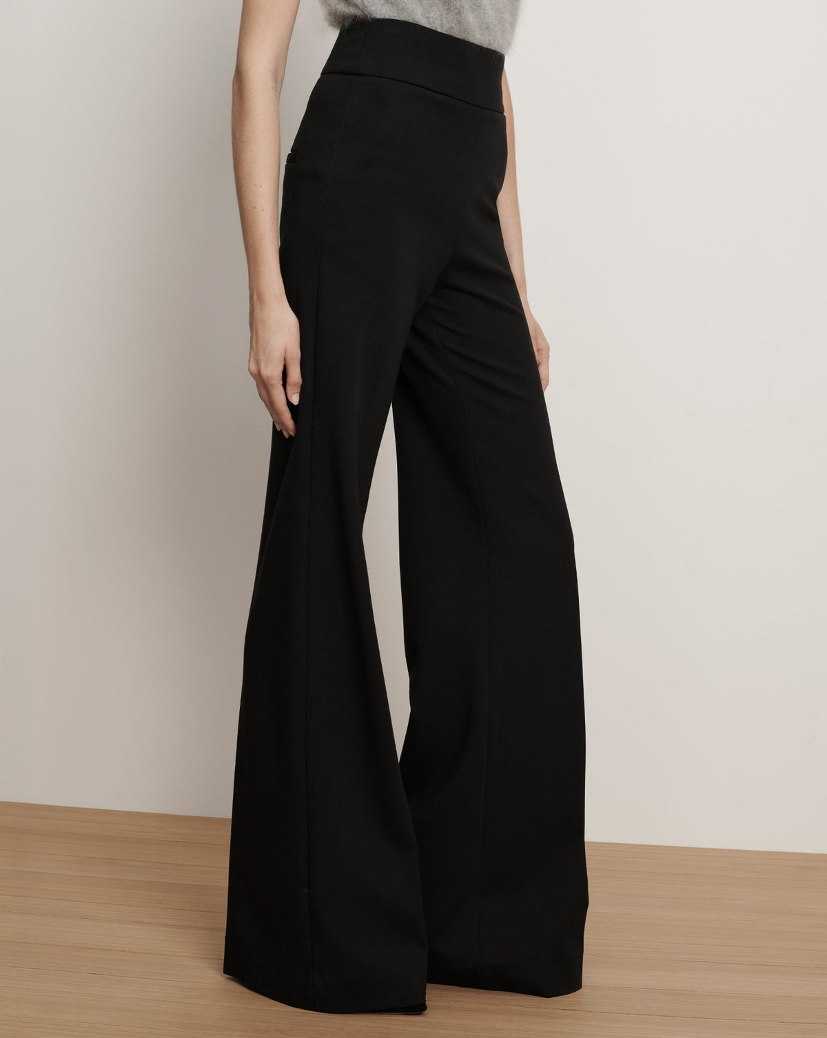 Kalinda Wide-Leg Ponte Pant - Image 2