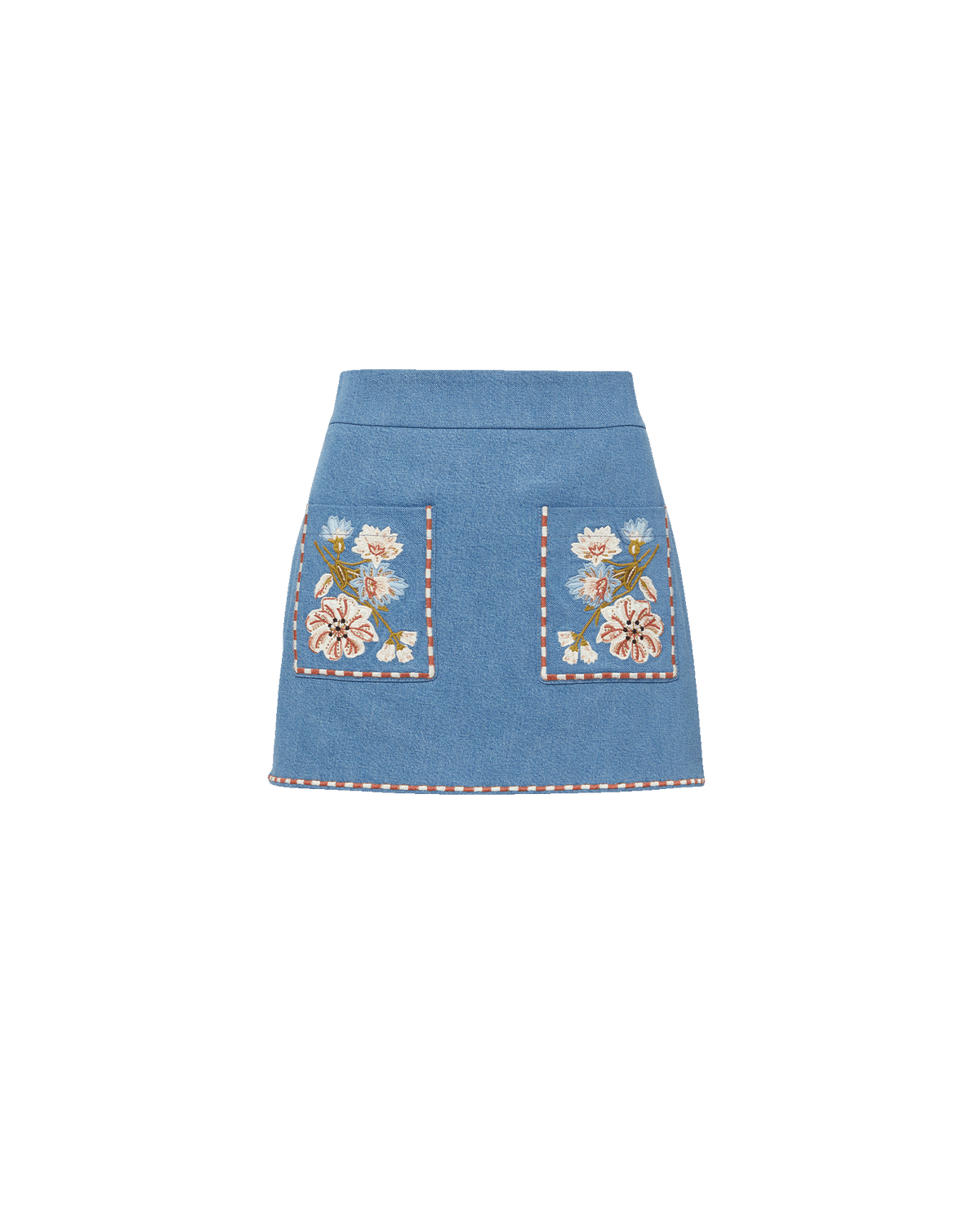 Pallas Embroidered Mini Skirt - Image 9