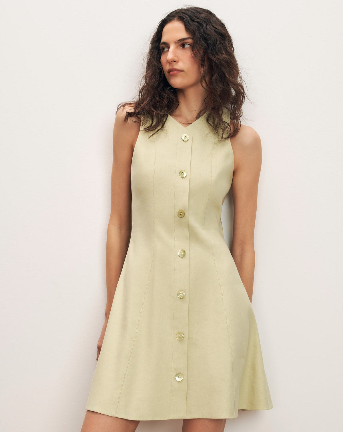 Steiner Button-Down Mini Dress - Image 2
