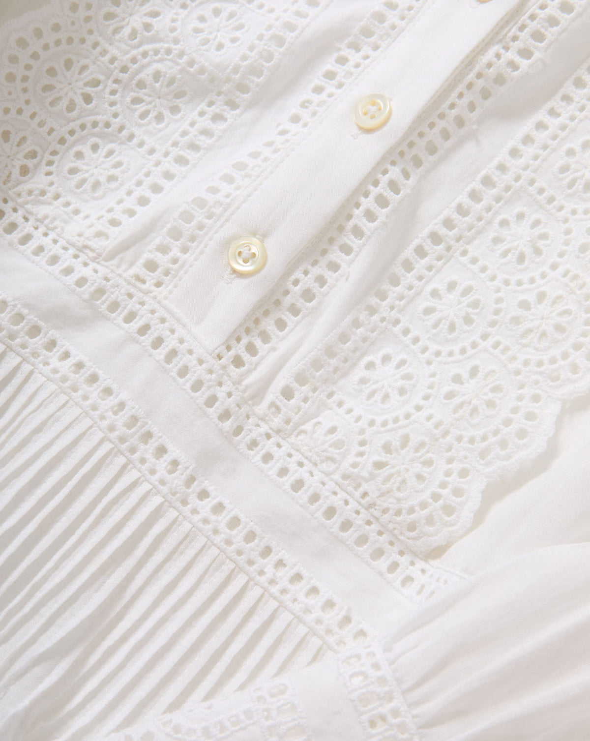 Marguerite Eyelet Mini Dress - Image 4