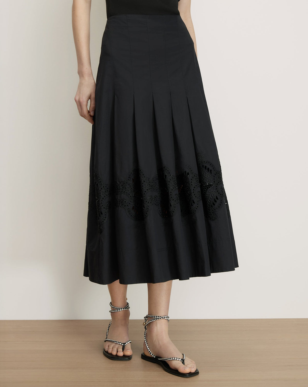 Fynnley Embroidered Midi Skirt - Image 2