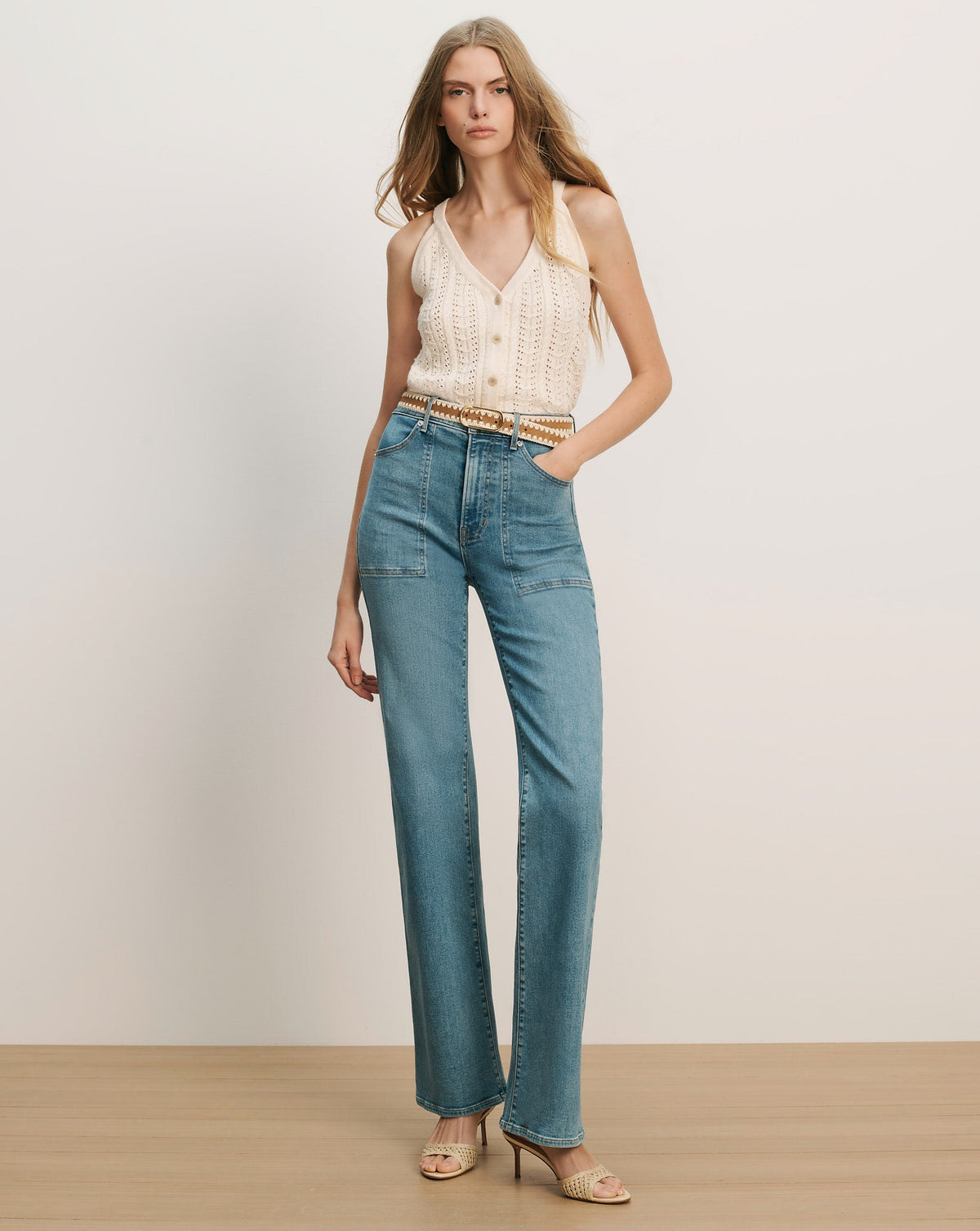 Leonora Pointelle Tank Top - Image 2