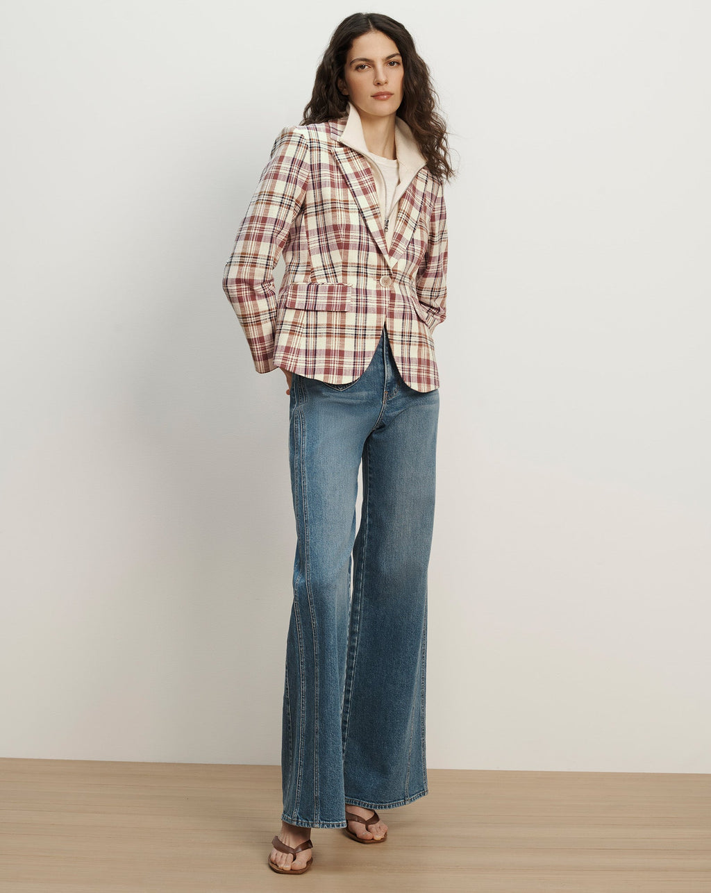 Tyra Plaid Dickey Jacket - Image 3