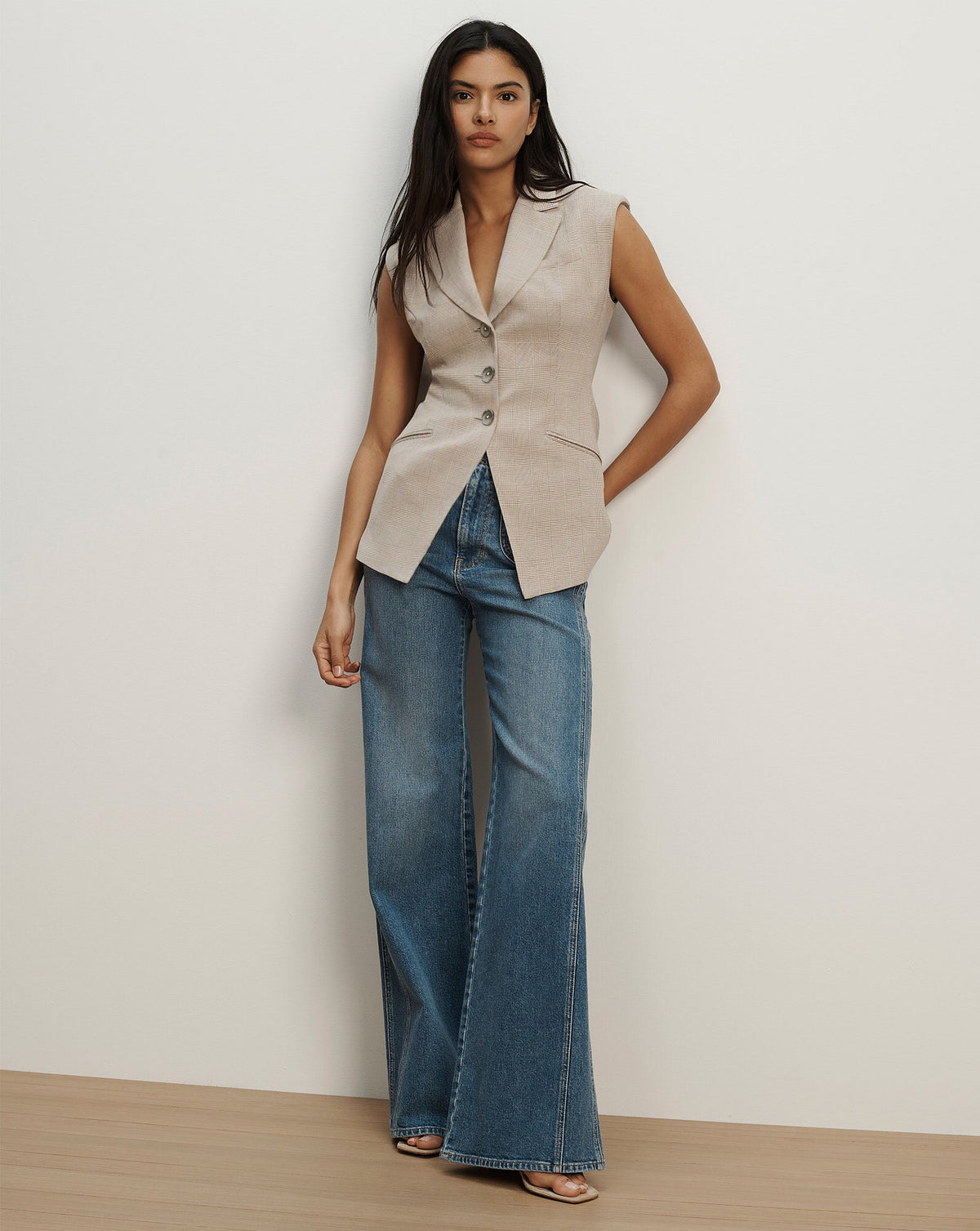 Sorenne Plaid Vest - Image 2