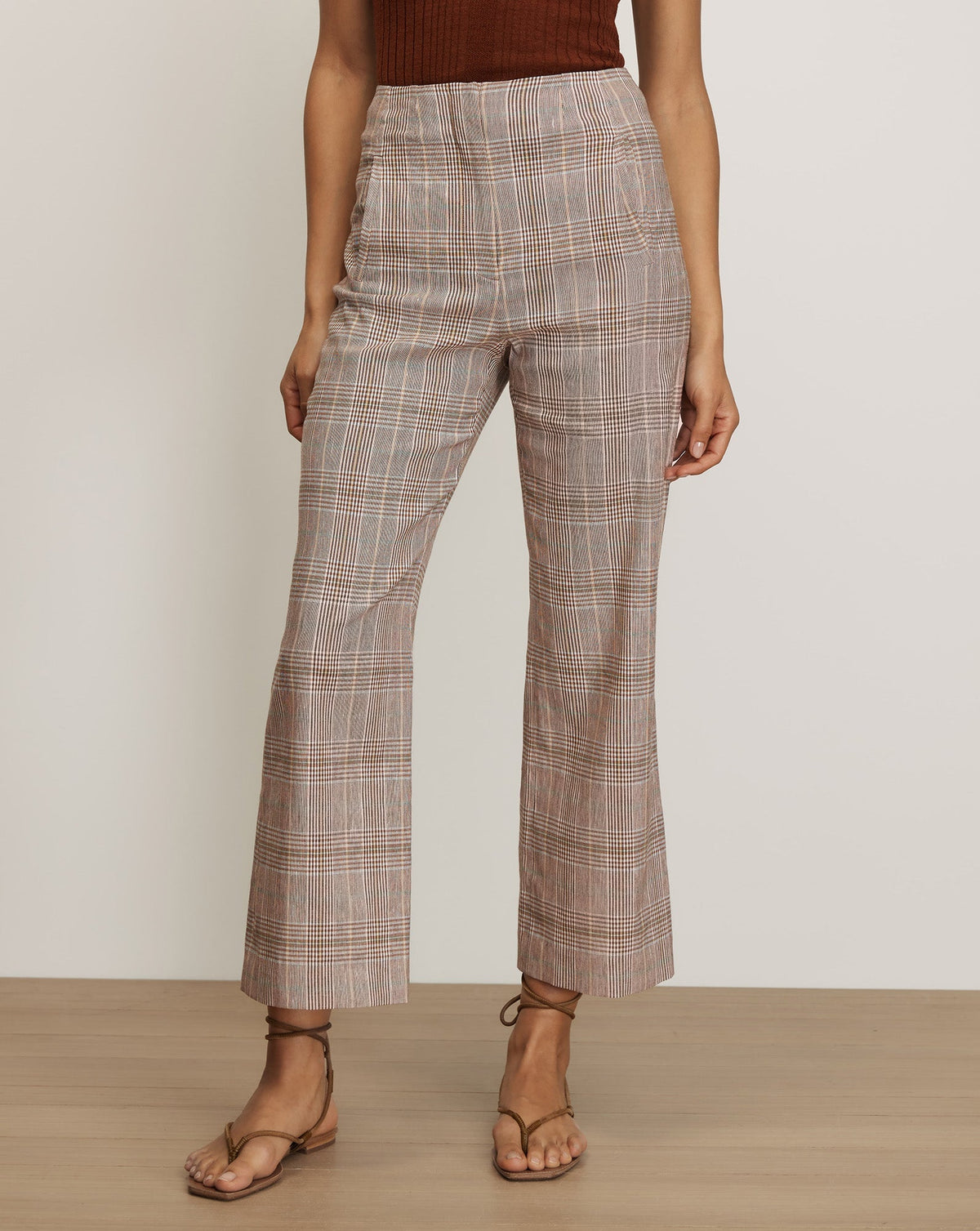 Dova Plaid Wide-Leg Pant - Image 3