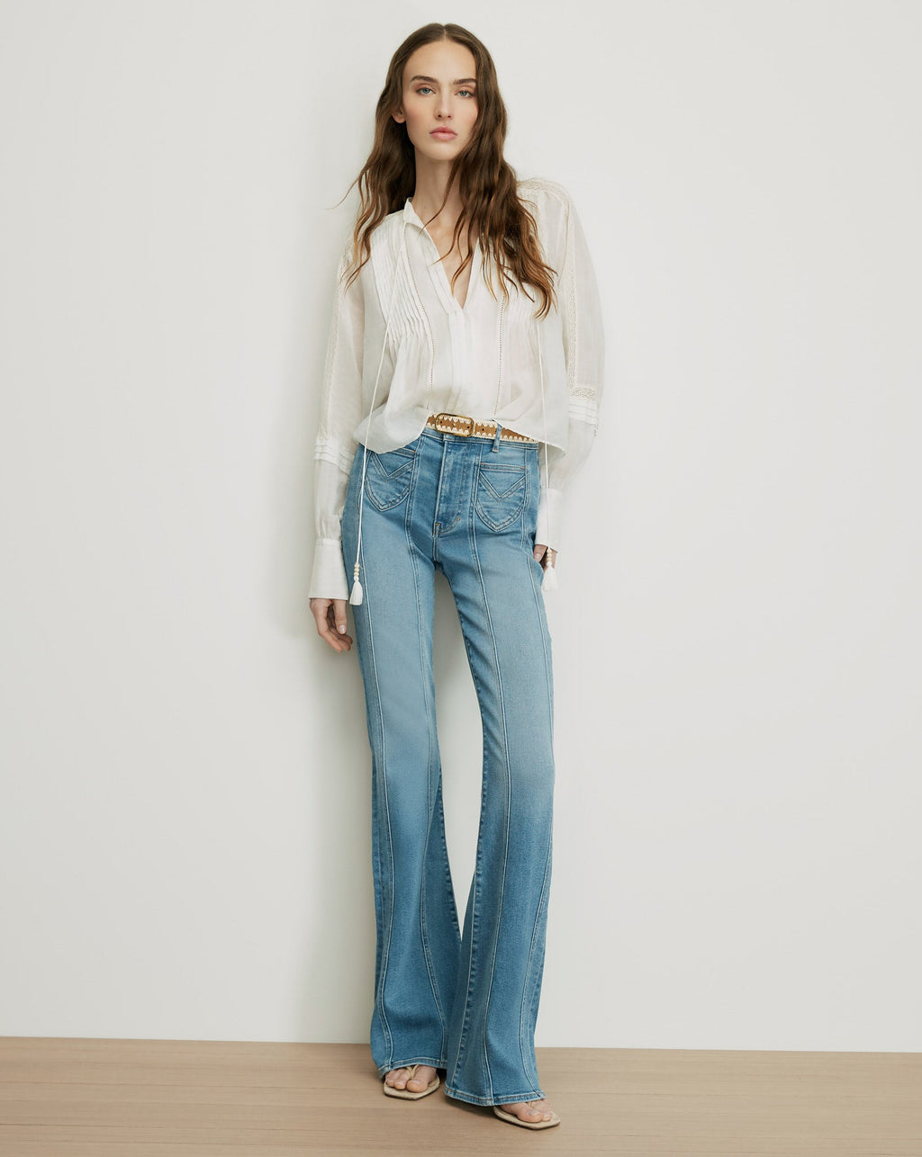 Sawyer Self-Tie Blouse - Image 2