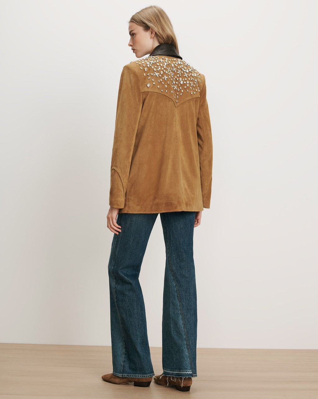 Shannon Suede Embellished Jacket - Image 4