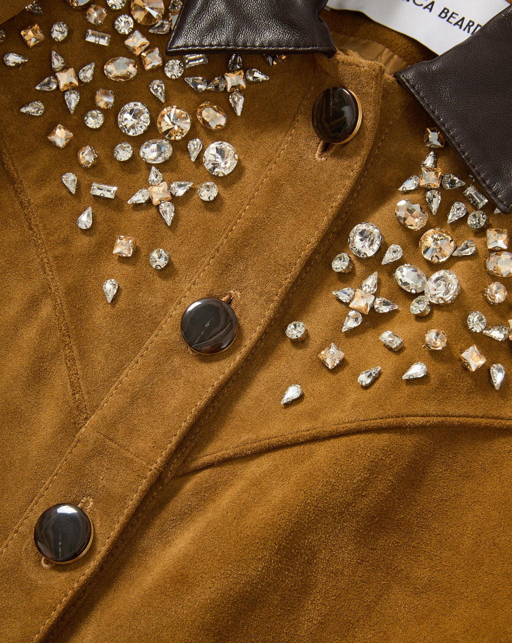 Shannon Suede Embellished Jacket - Image 3